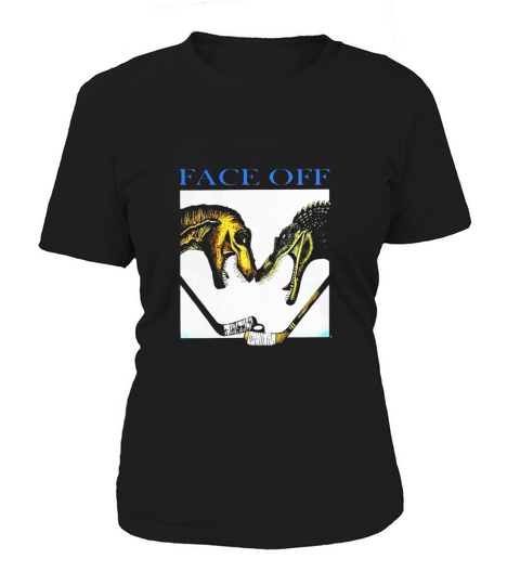 Hockey Dinosaurs Shirt Face Off Women's T-Shirt