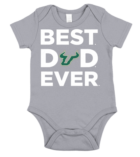 South Florida Bulls_Best Dad Ever Short Sleeve Baby One-Piece