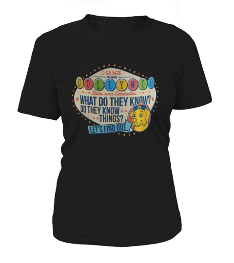 Jd Salinger Presents Hollywoo Stars And Celebrities What Do They Know Dog Wearing Glasses Women's T-Shirt