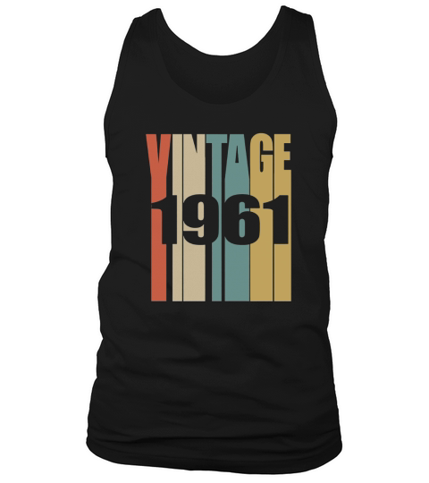 Retro Vintage 1961 T-Shirt Tank Top Unisex
