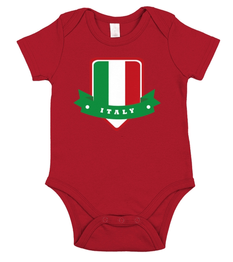 Italy T-Shirt Short Sleeve Baby One-Piece