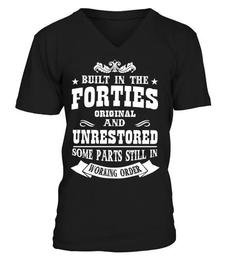BUILT IN THE FORTIES V-Neck T-shirt