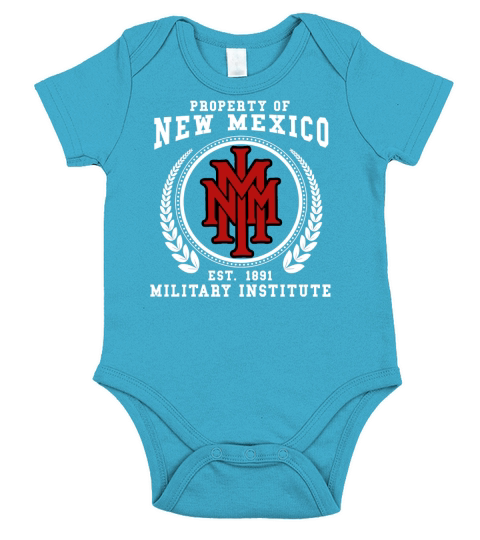 New Mexico Military Institute Short Sleeve Baby One-Piece