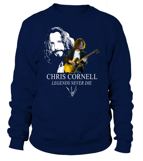Chris Cornell play guitar legends never die signature Sweatshirt Unisex