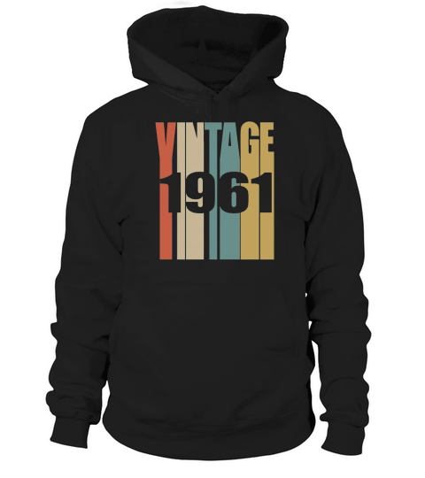 Retro Vintage 1961 T-Shirt Hoodie Unisex
