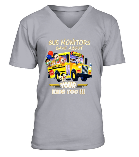 I AM BUS MONITOR V-Neck T-shirt