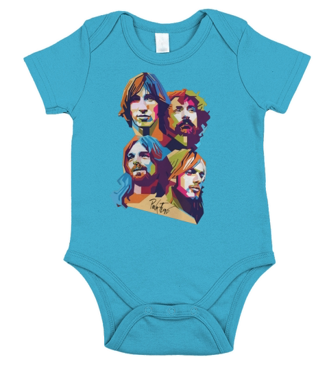 PINK FLOYD Short Sleeve Baby One-Piece