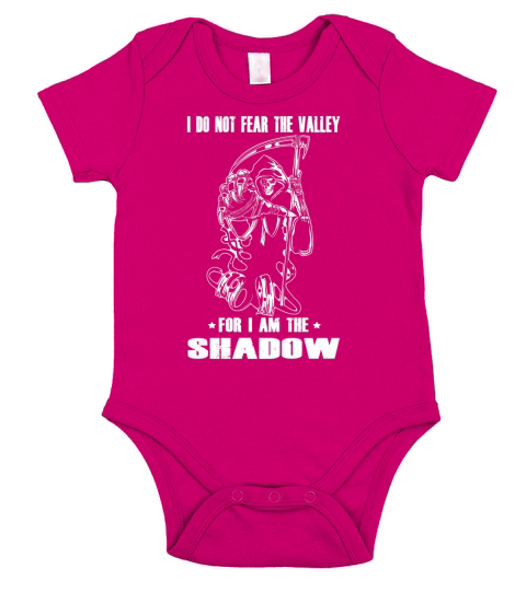 VETERAN MILITARY SOLDIER SHIRTS  I DO NOT FEAR THE VALLEY  FOR I AM THE SHADOW Short Sleeve Baby One-Piece
