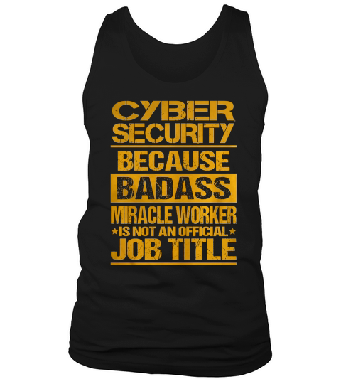 CYBER SECURITY Badass Tank Top Unisex