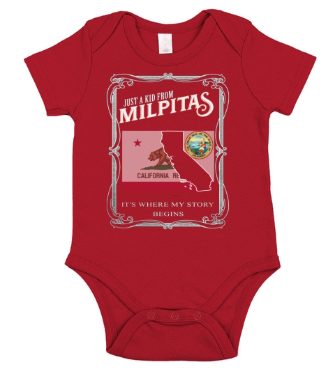 Milpitas - CALIFORNIA Short Sleeve Baby One-Piece