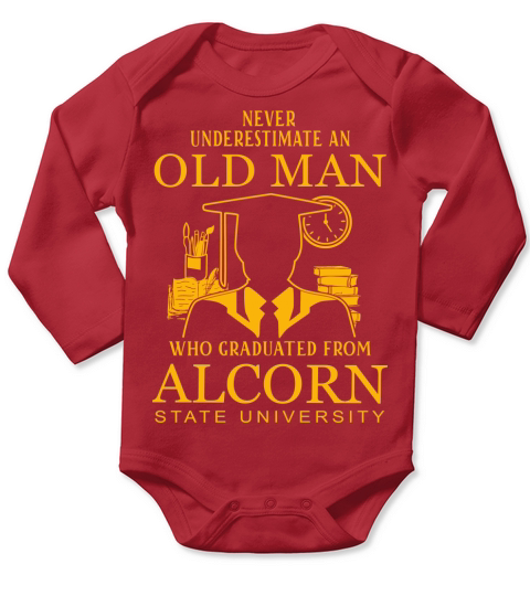 Alcorn State University Long Sleeve Baby One-Piece