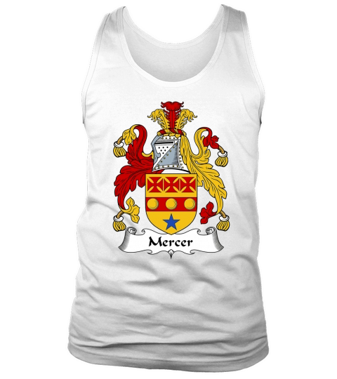 Mercer Family Crest Scottish Family Crests Tank Top Unisex