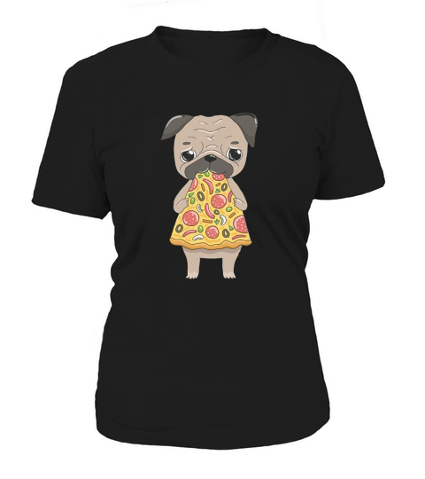 Mops &amp; amp; Pizza Women's T-Shirt