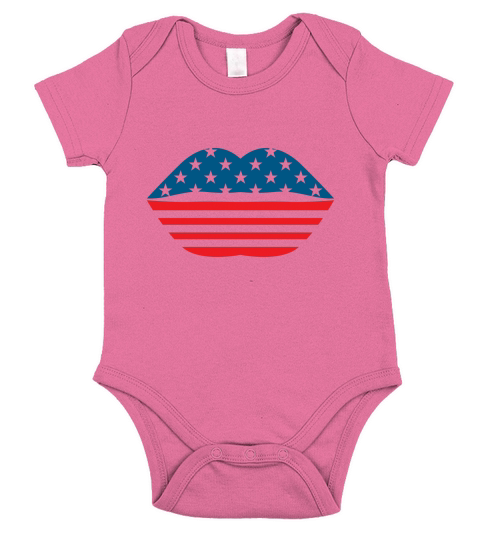 American flag(29) Short Sleeve Baby One-Piece