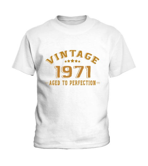 Vintage Aged To Perfection 1971-15 - Birthday Gift T-shirt Kids T-Shirt