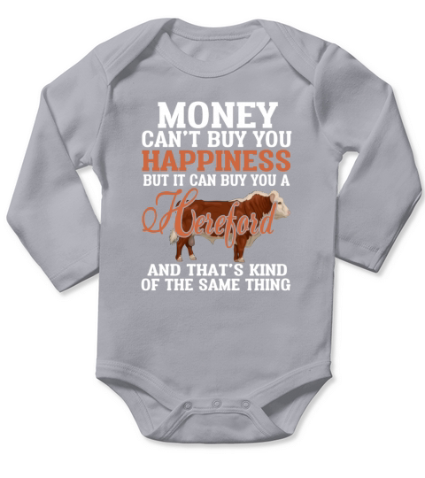 Hereford - Happiness Long Sleeve Baby One-Piece