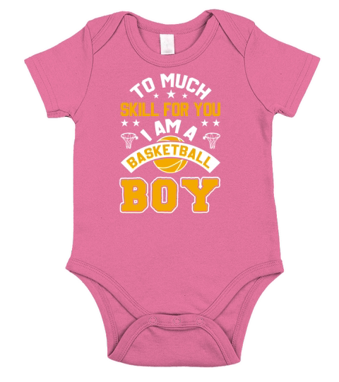 To much skill for you, I am a basketball boy Short Sleeve Baby One-Piece