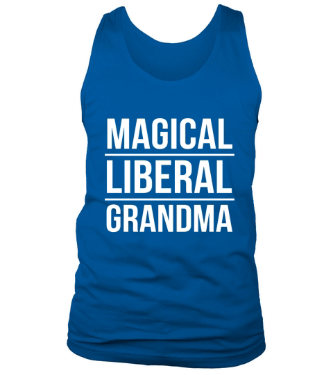Magical liberal grandma nasty black shirt Tank Top Unisex