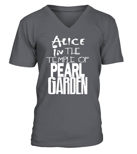 ALICE IN THE TEMPLE OF PEARL GARDEN ALICE IN CHAINS PEARL JAM SOUNDGARDEN GRUNGE ROCK V-Neck T-shirt