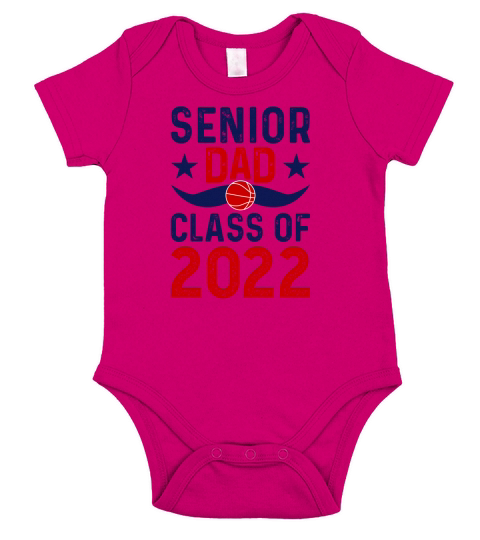 Senior dad class of 2022 Short Sleeve Baby One-Piece