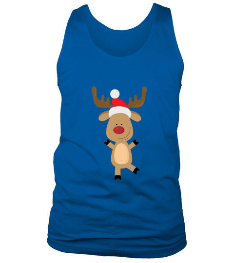 Dancing Rudolph Red Nosed Reindeer Merry Christmas Tank Top Unisex