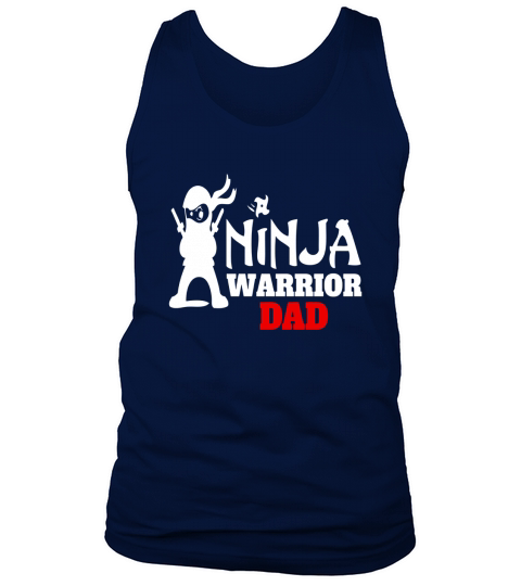 40 family Mens Ninja Warrior Dad Apparel Fun Family Gift T-Shirt Tank Top Unisex