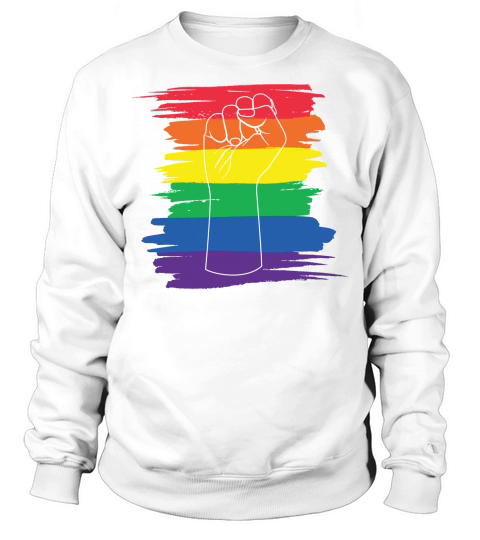 Gay Pride Fist LGBT Sweatshirt Unisex