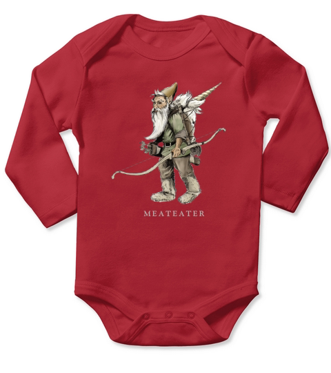Gnome Packing Out a Unicorn sweater Long Sleeve Baby One-Piece