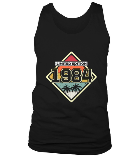 Limited Edition 38th Birthday Gift Vintage 1984 Tank Top Unisex