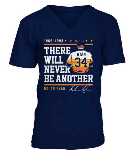 there will never be another nolan ryan V-Neck T-shirt