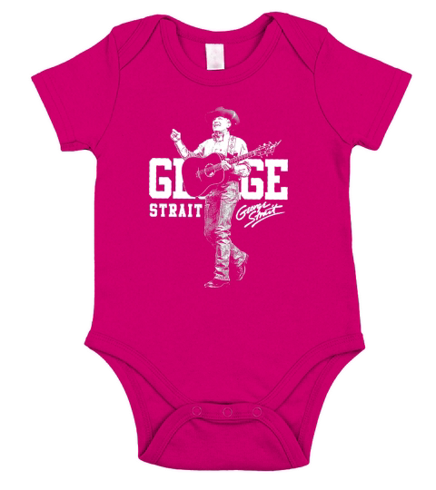 George Strait Fans Tee Short Sleeve Baby One-Piece
