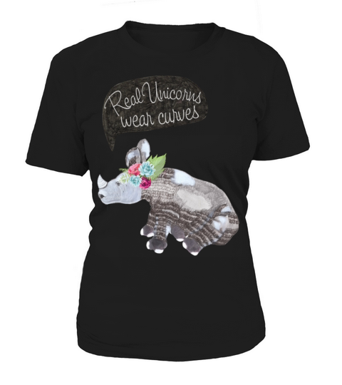 Real Unicorns wear curves Women's T-Shirt