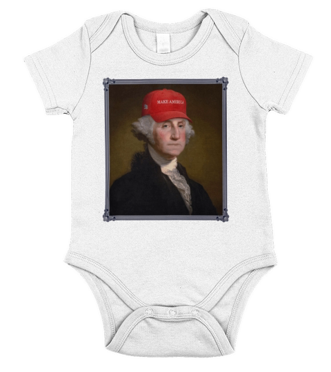 George Washington - Make America Short Sleeve Baby One-Piece