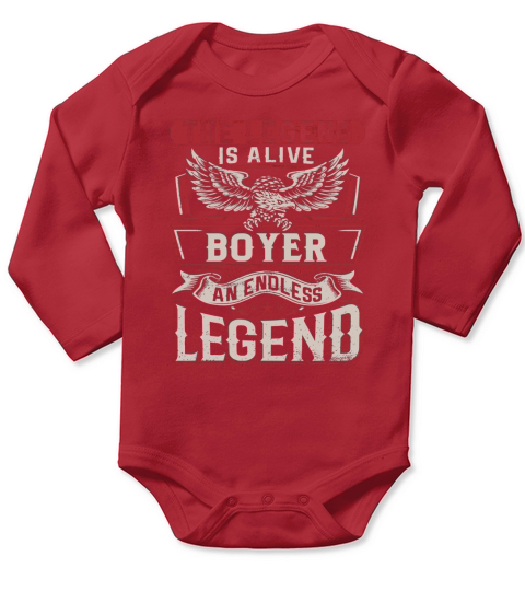 Legend boyer Long Sleeve Baby One-Piece