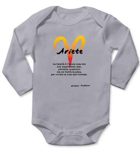 Felpa Ariete Long Sleeve Baby One-Piece
