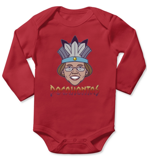 Elizabeth warren pocahontas vintage Long Sleeve Baby One-Piece