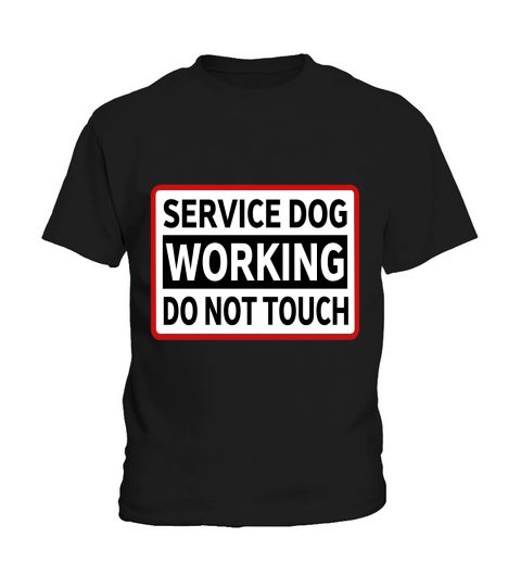Service Dog Working T-Shirts Kids T-Shirt