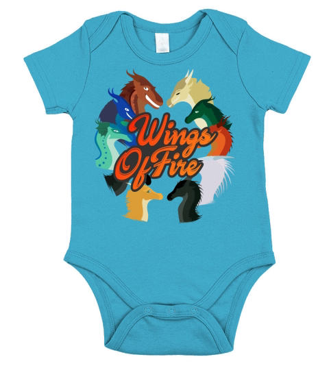 Wings Of Fire Short Sleeve Baby One-Piece