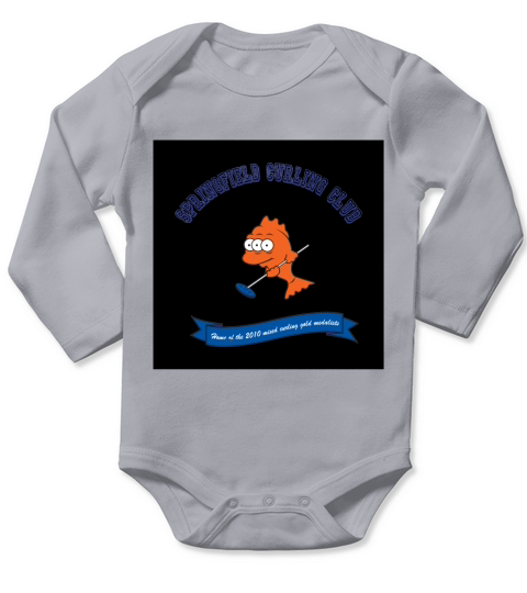 SPRINGFIELD CURLING CLUB Long Sleeve Baby One-Piece