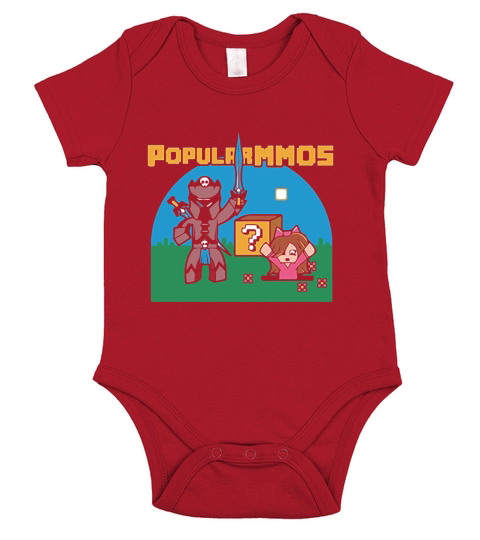 popularmmos gaming with jen tshirt 2017 Short Sleeve Baby One-Piece