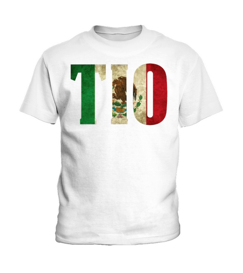 Cool Tio Gift Mexican Shirt Mexican Flag Shirt for Mexican Pride Vintage Look T-Shirt Kids T-Shirt