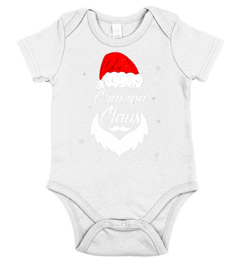 Original Funny Christmas Grampa Santa Hat Matching Family Xmas Gifts sweater Short Sleeve Baby One-Piece