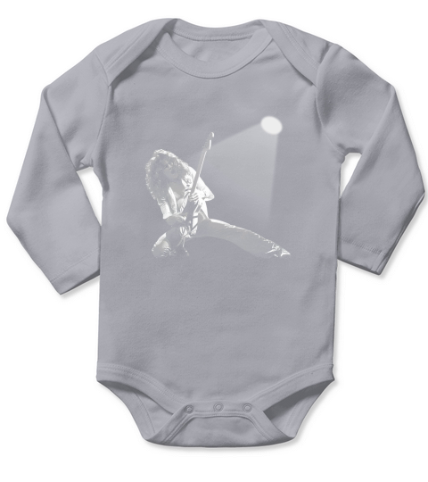 Eddie Van Halen On Stage Long Sleeve Baby One-Piece