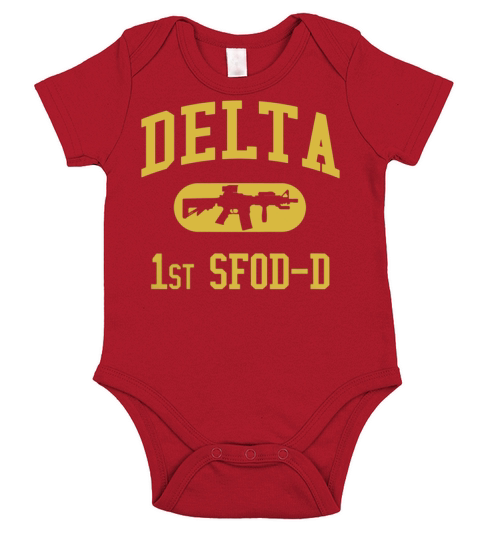 Delta Force 1st SFOD-D Short Sleeve Baby One-Piece