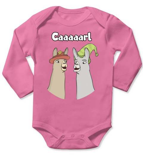 LLAMAS WITH HATS  CAAAARL CARL PAUL SECRET AGENT BOB FILM COW DROWNING RAFT LLAMAS Long Sleeve Baby One-Piece
