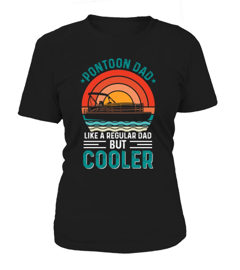 Pontoon Dad Fathers Day T Shirt Design Women's T-Shirt