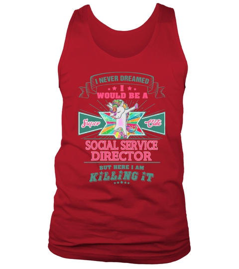 SOCIAL SERVICE DIRECTOR Tank Top Unisex