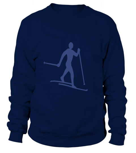 Cross-country skiers in the district Sweatshirt Unisex