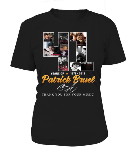 Thank You For The Memories 41 Years Of Patrick Bruel 1978-2019 shirt Women's T-Shirt