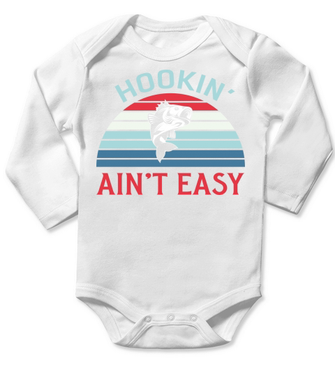 Hookin Long Sleeve Baby One-Piece